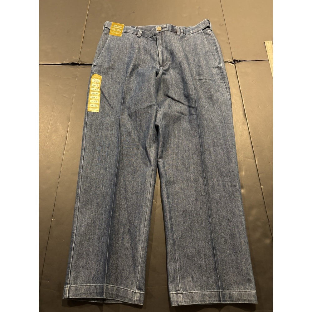 Haggar Premium Stretch Denim Classic Fit Jeans with Hidden Comfort 36x29